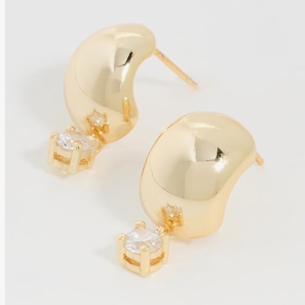 NEW SHASHI Women's Aoki Hoops, Gold, One Size